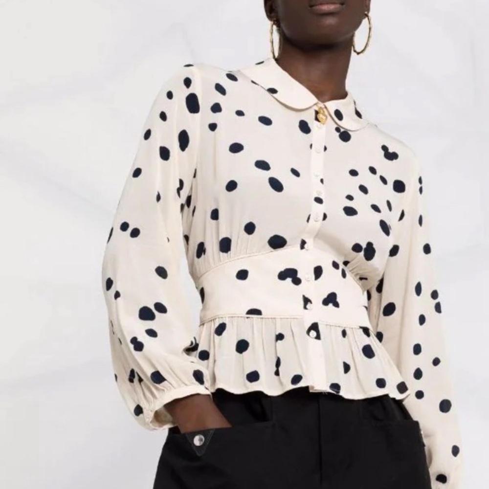 NWT ba&sh Denzel Blouse